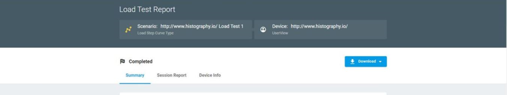 Teste de desempenho on-line (carga & estresse) com LoadView